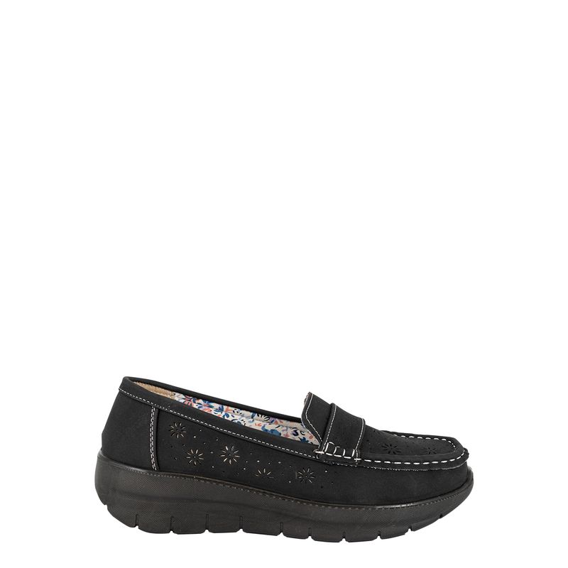 PASSER - Mocasin Mujer Negro Belloc Passer.