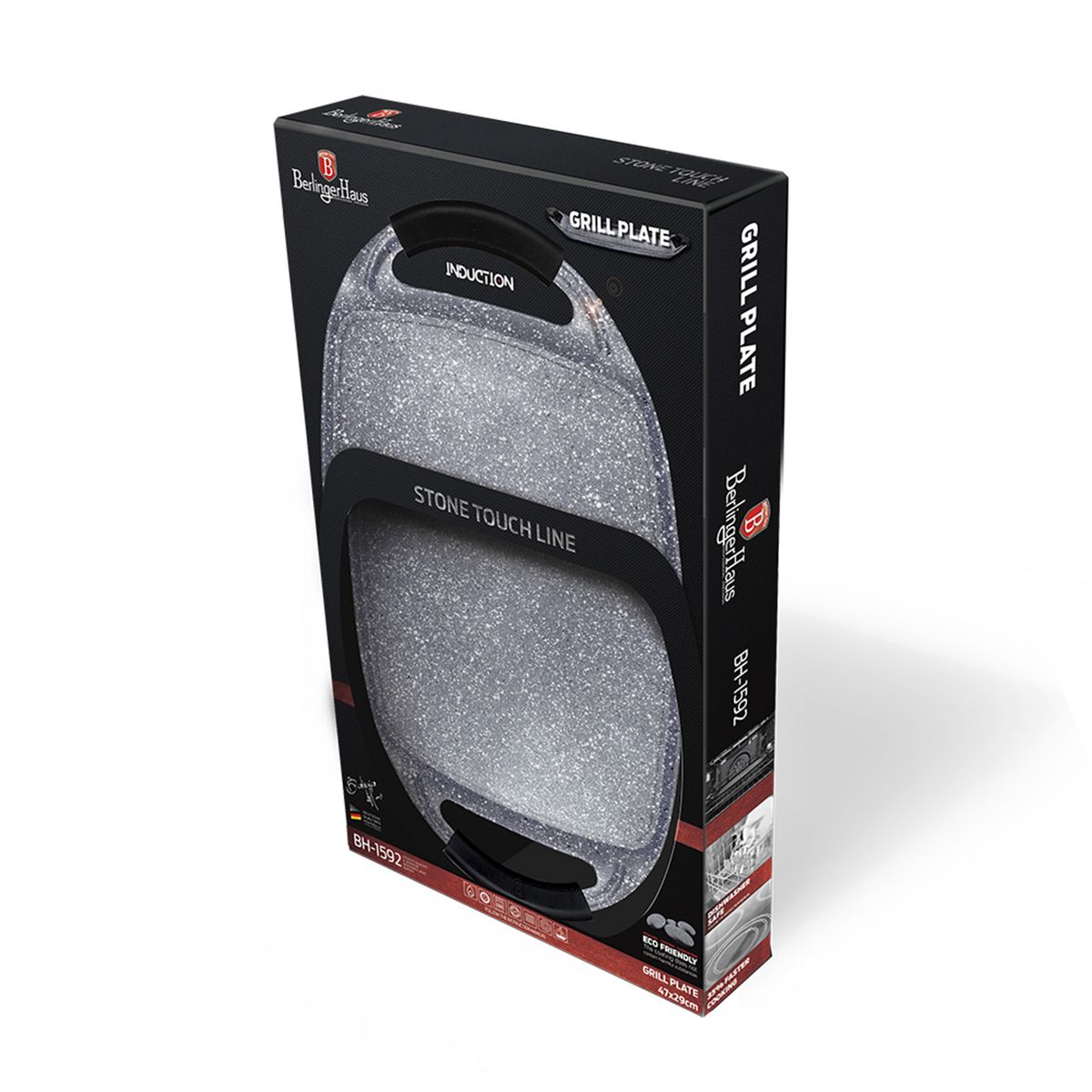 BERLINGER HAUS - Plancha 47 cm full induccion antihaderente