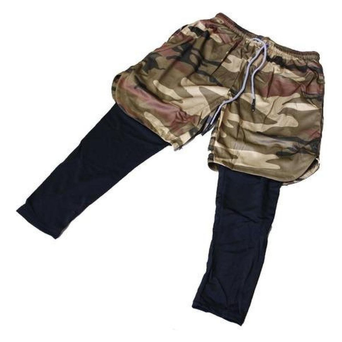 OEM - Short Gimnasio Hombre Con Calza Y Bolsillo Para Celular