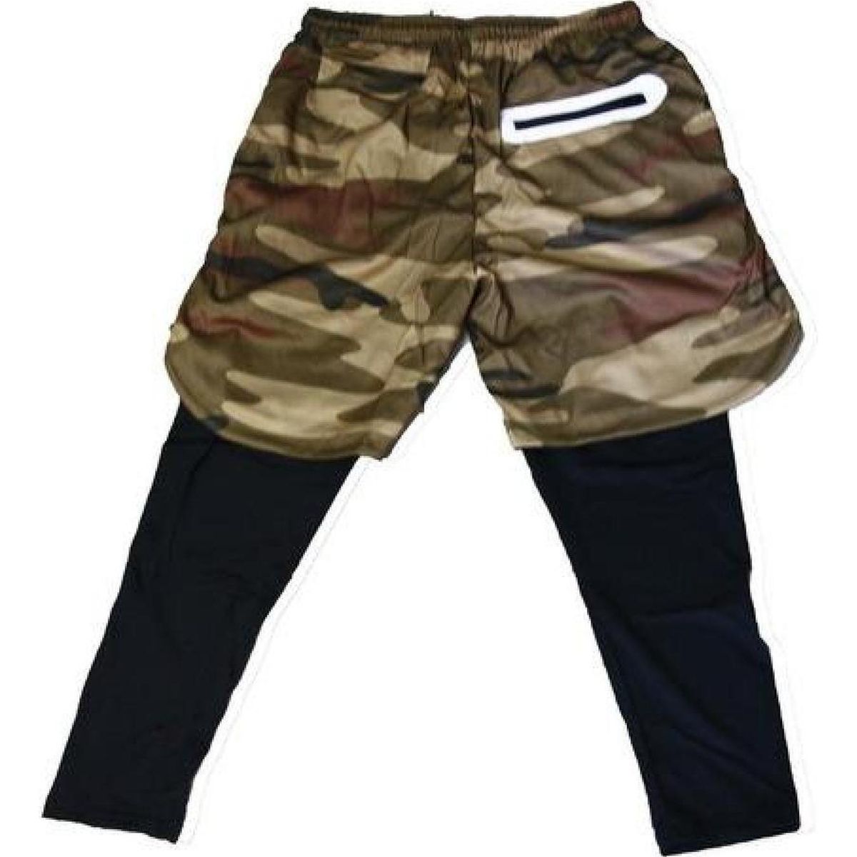 OEM - Short Gimnasio Hombre Con Calza Y Bolsillo Para Celular