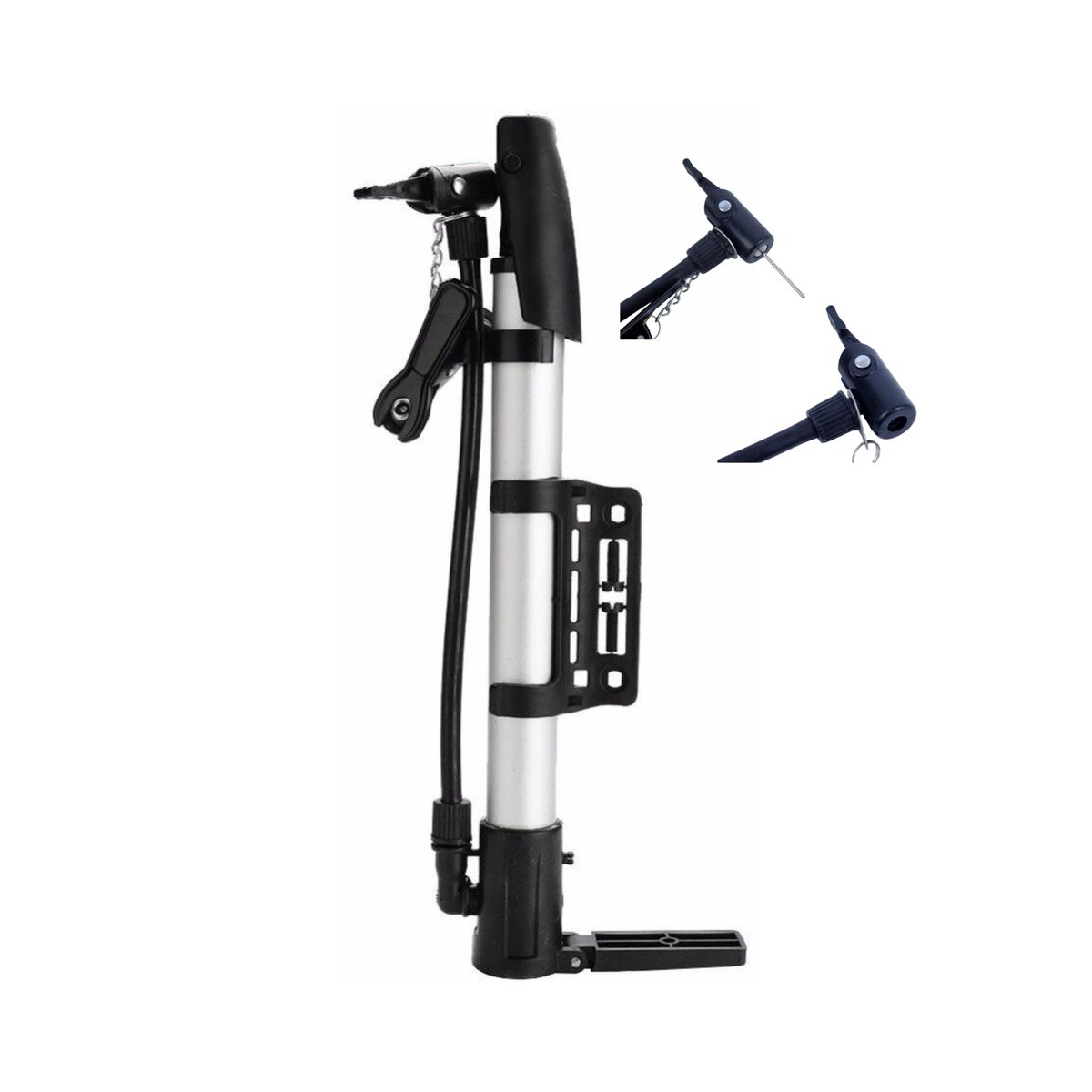 GENERICO - Bombim Inflador De Pelotas  Balones con Manguera mas Agujas.