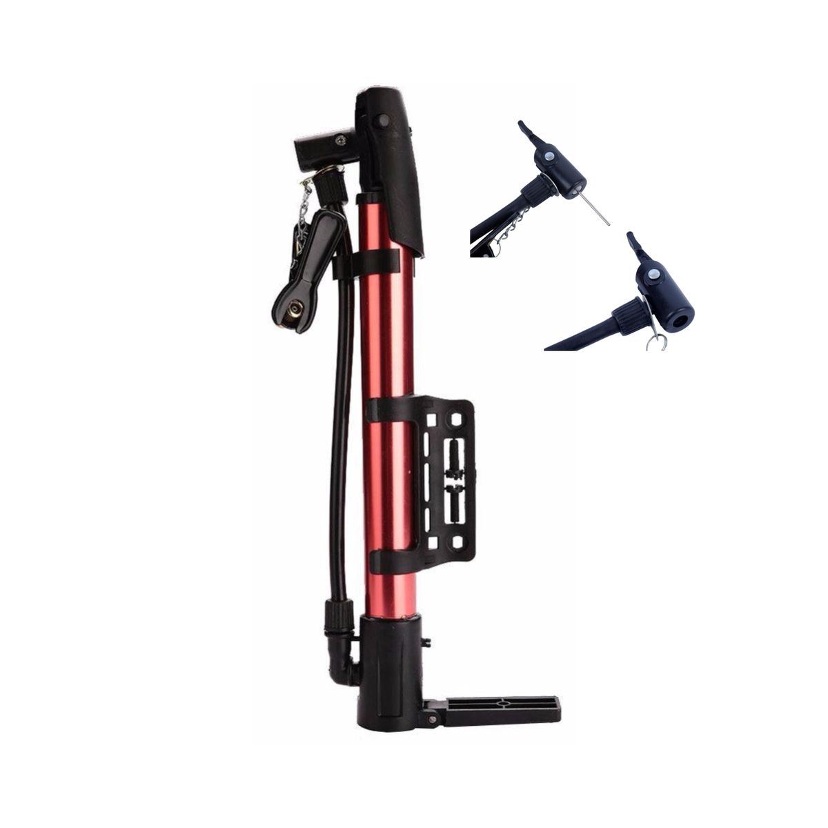 GENERICO - Bombim Inflador De Pelotas  Balones con Manguera mas Agujas