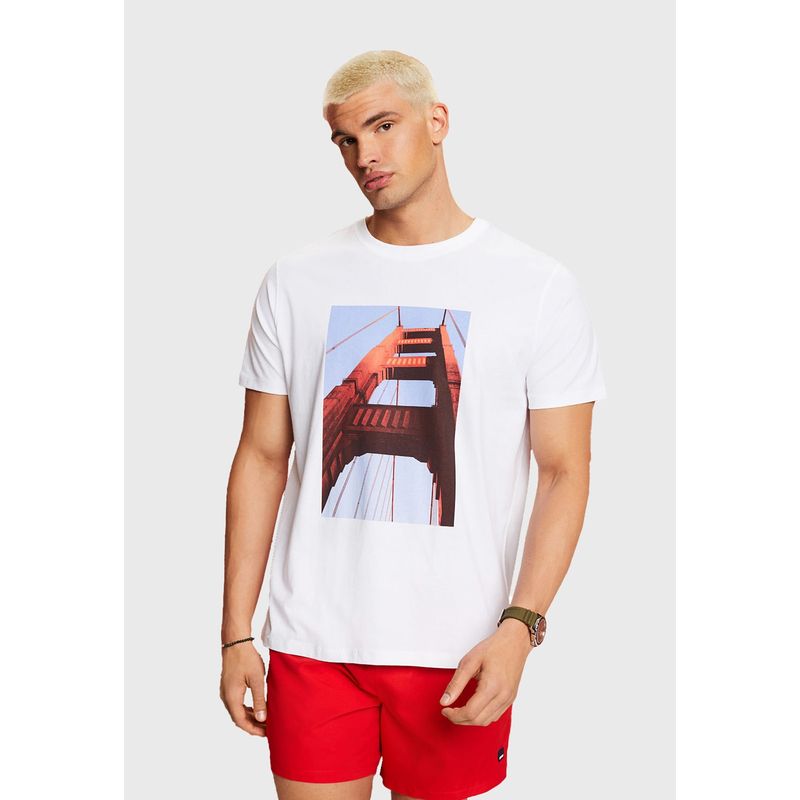 ESPRIT - Polera Estampada Bridge Hombre Esprit ESPRIT