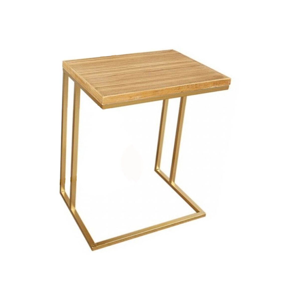 GENERICO - Mesa lateral madera 45.5x33x61.8CM Bighouse