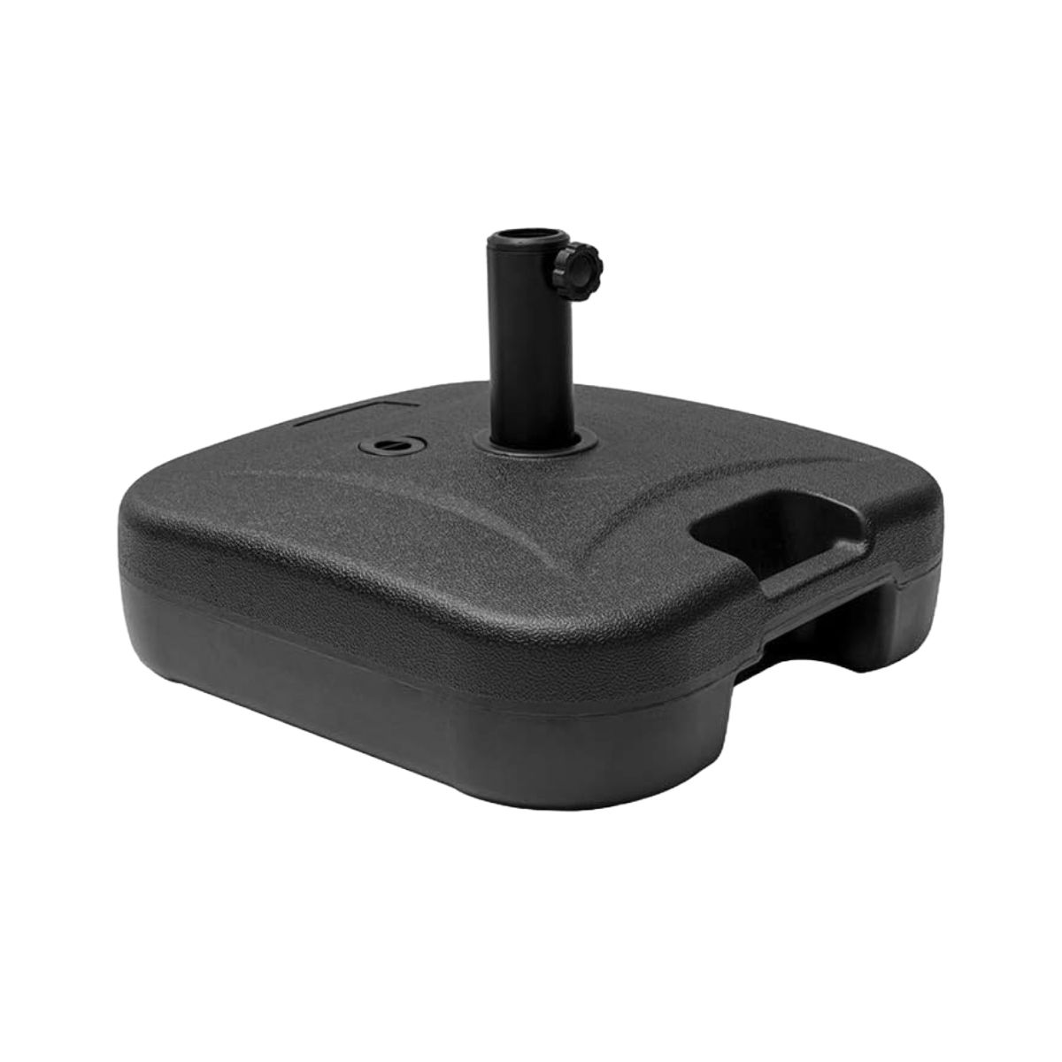 GENERICO - Base Paragua Quitasol cuadrado Negro plastico 22LTS Bighouse