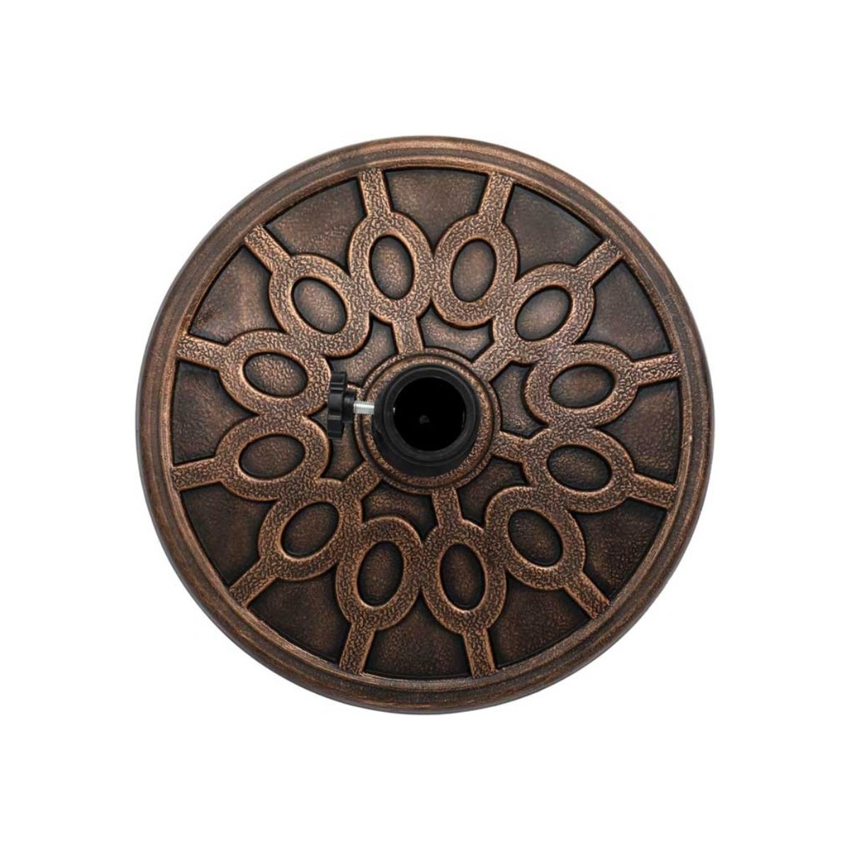 GENERICO - Base Paragua Quitasol redonda Negro hierro 8KG Bighouse