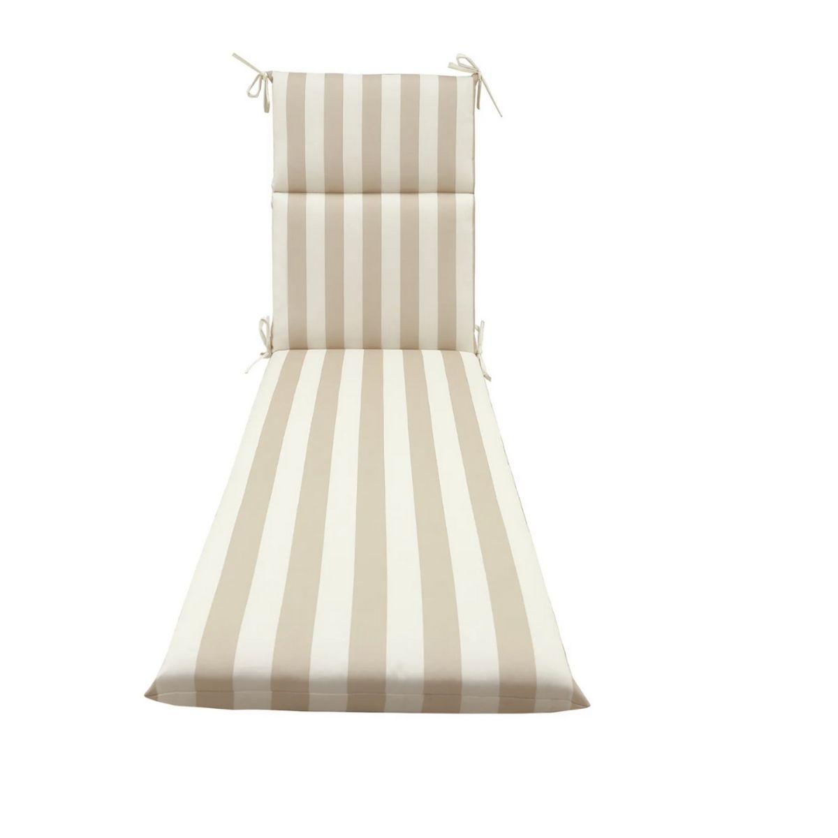 GENERICO - COJIN REPOSERA POLY RAYAS - BEIGE BLANCO - OUTZEN