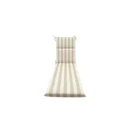 COJIN REPOSERA POLY RAYAS - BEIGE BLANCO - OUTZEN