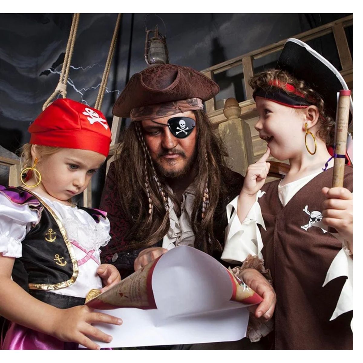 GENERICO - Parche Pirata Halloween Accesorio Para Disfraz