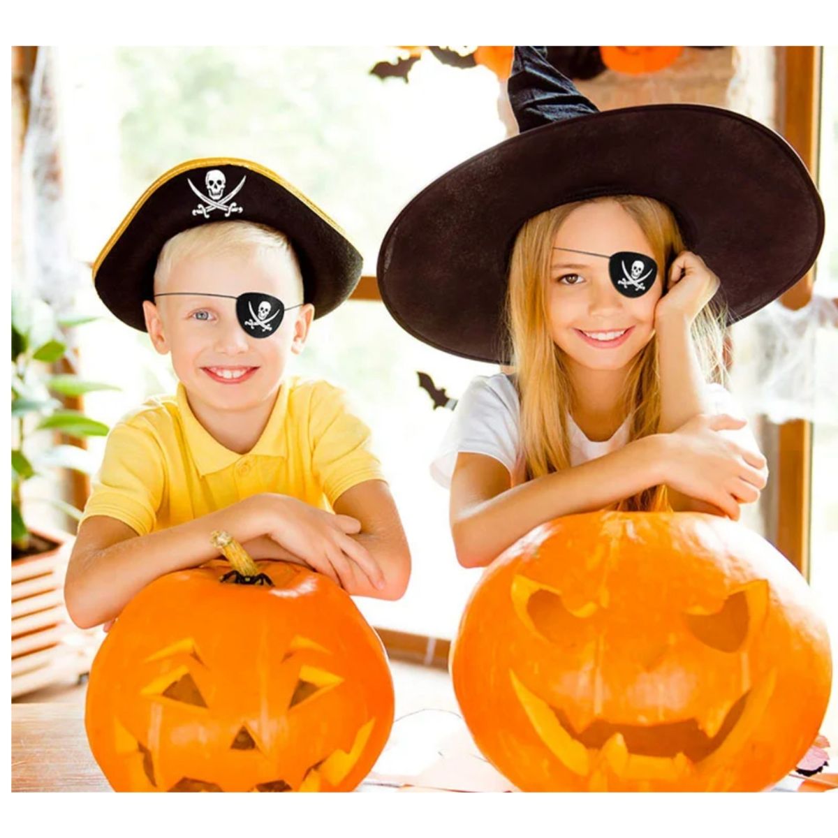 GENERICO - Parche Pirata Halloween Accesorio Para Disfraz