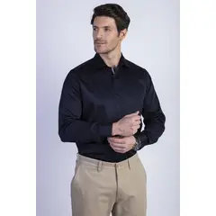 FEROUCH - Camisa Smart Casual Dublin Azul