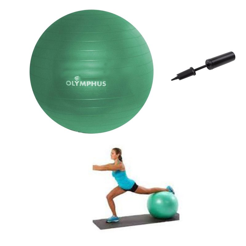 OLYMPHUS - Pelota Pilates 65cm  Inflador  Caja