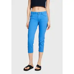 ESPRIT - Pantalón Capri En Algodón Ecológico Mujer