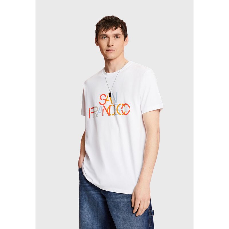 ESPRIT - Polera Con Estampado San Francisco Hombre Esprit ESPRIT
