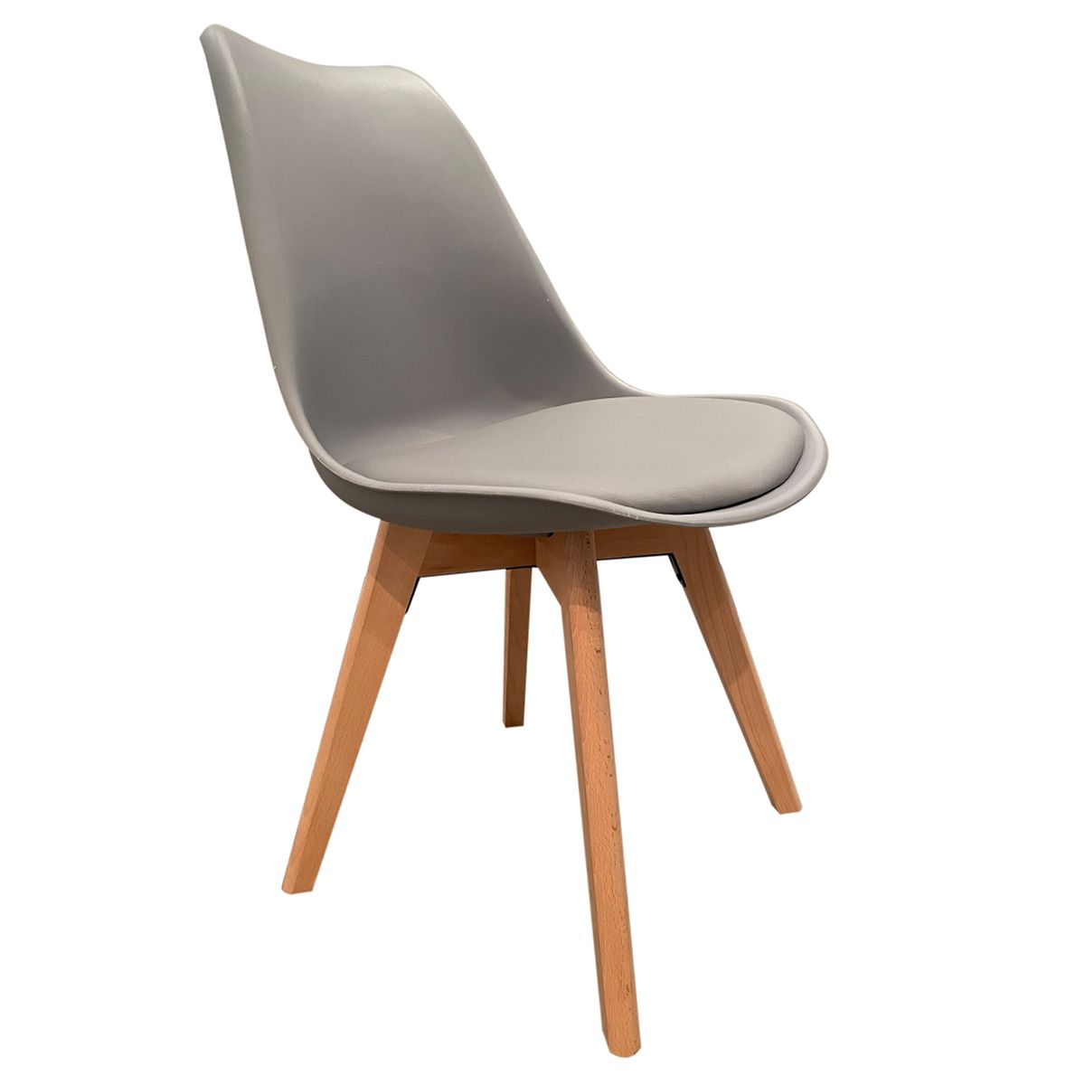 E CHAIRS BY MASLIAH - Silla Tulip Comedorescritorio Refuerzo Metal Gris X4