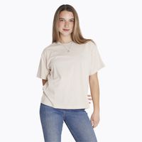 Polera M/C T-Shirt Short Sleeve Beige Mujer