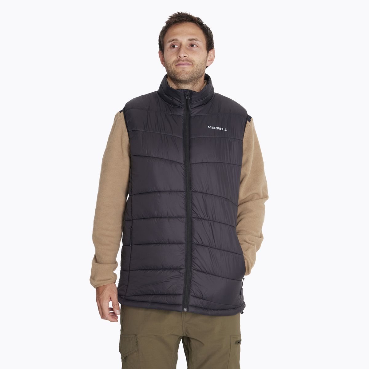 MERRELL - Parka Vest Parka Negro Hombre MERRELL