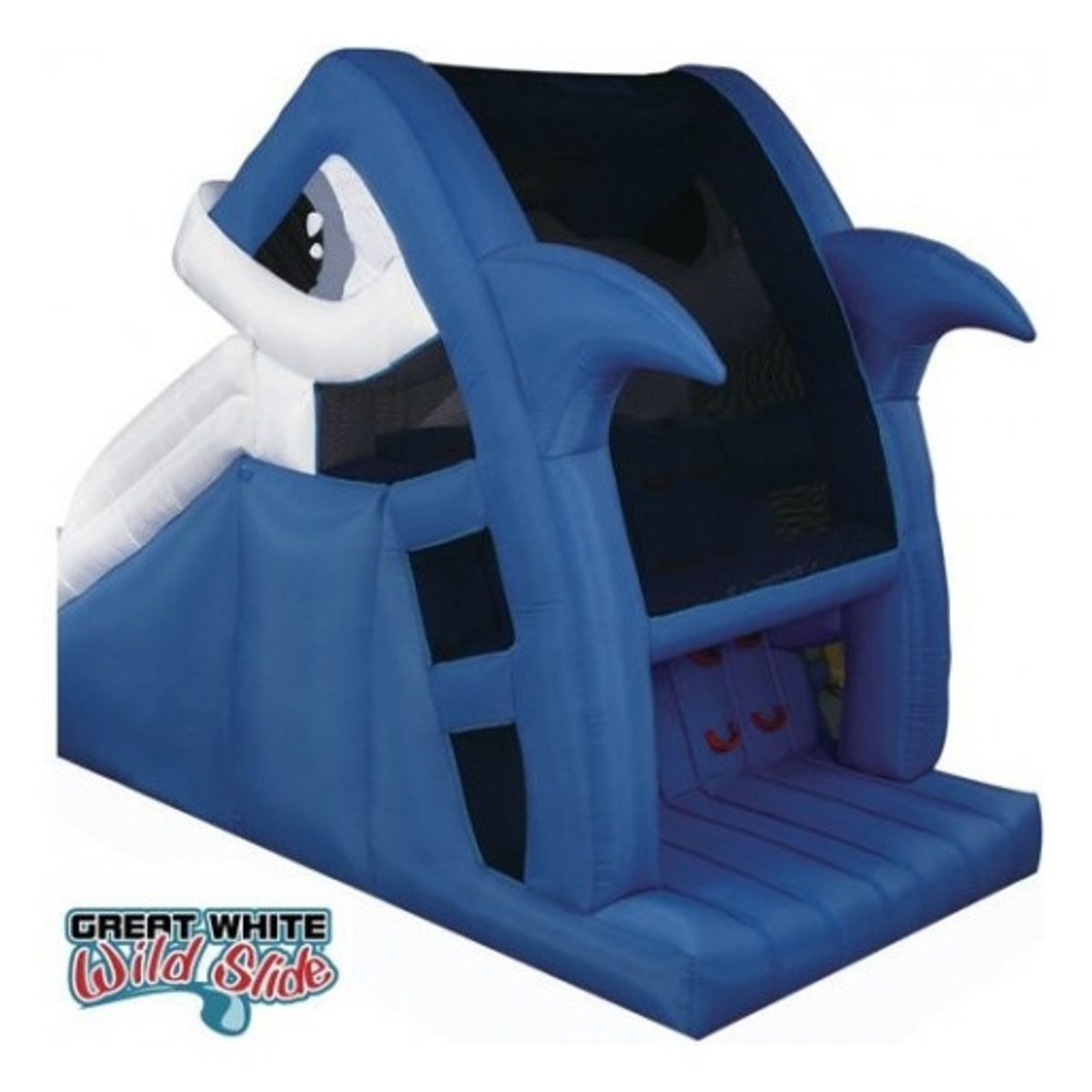 HOBBY MARKET - Juego Inflable Acuatico Tobogan Dual Tiburon