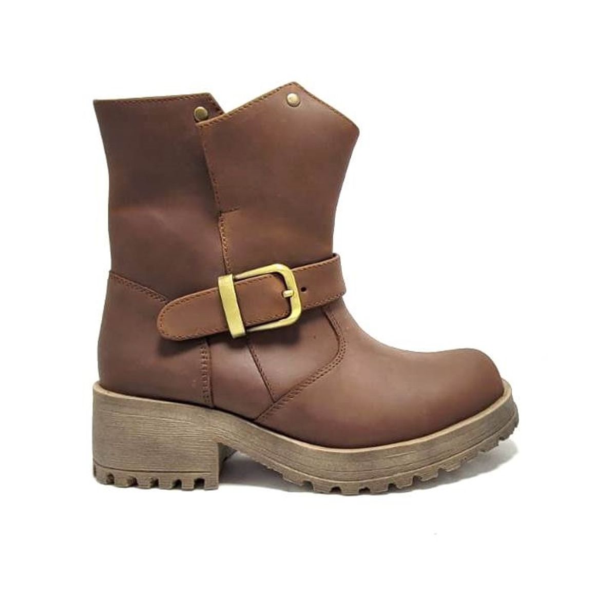 OVERLAND - BOTIN DE CUERO MUJER