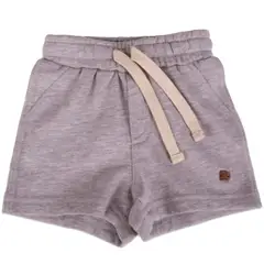 PILLIN - Bermuda Franela Bebe Niño Gris