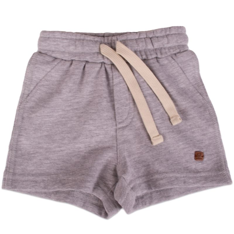 PILLIN - Bermuda Franela Bebe Niño Gris Pillin PILLIN
