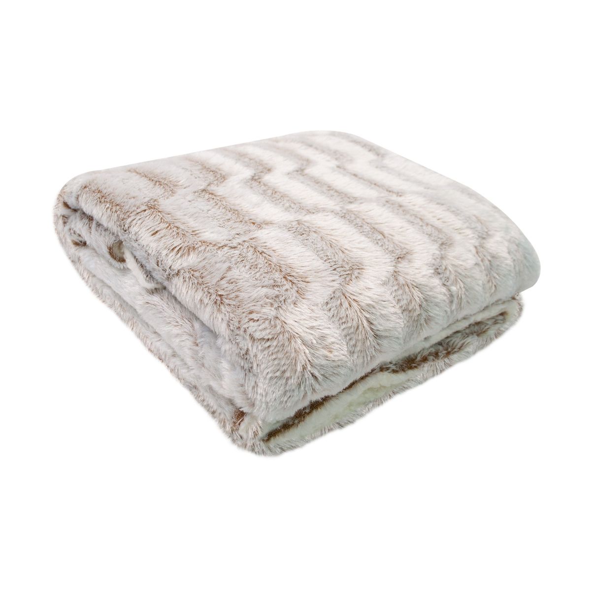 PALERMO - Manta rabbit color beige