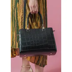 EDA MANZINI - Cartera Syra Negro