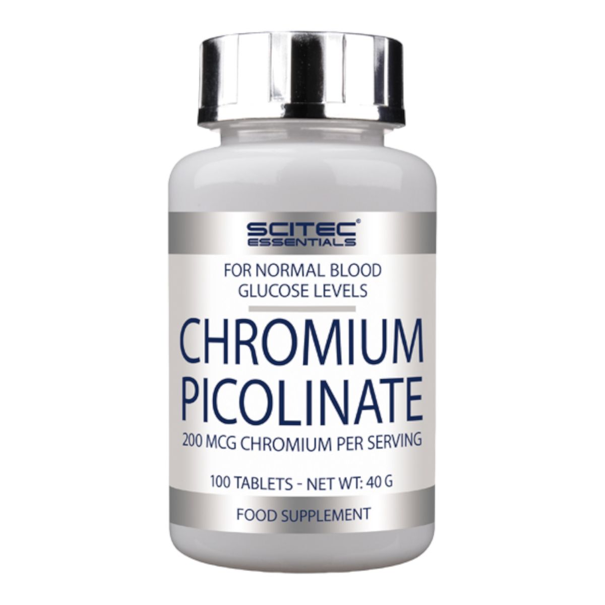 SCITEC NUTRITION - Picolonate de chromo 100 tabletas Scitec Nutrition