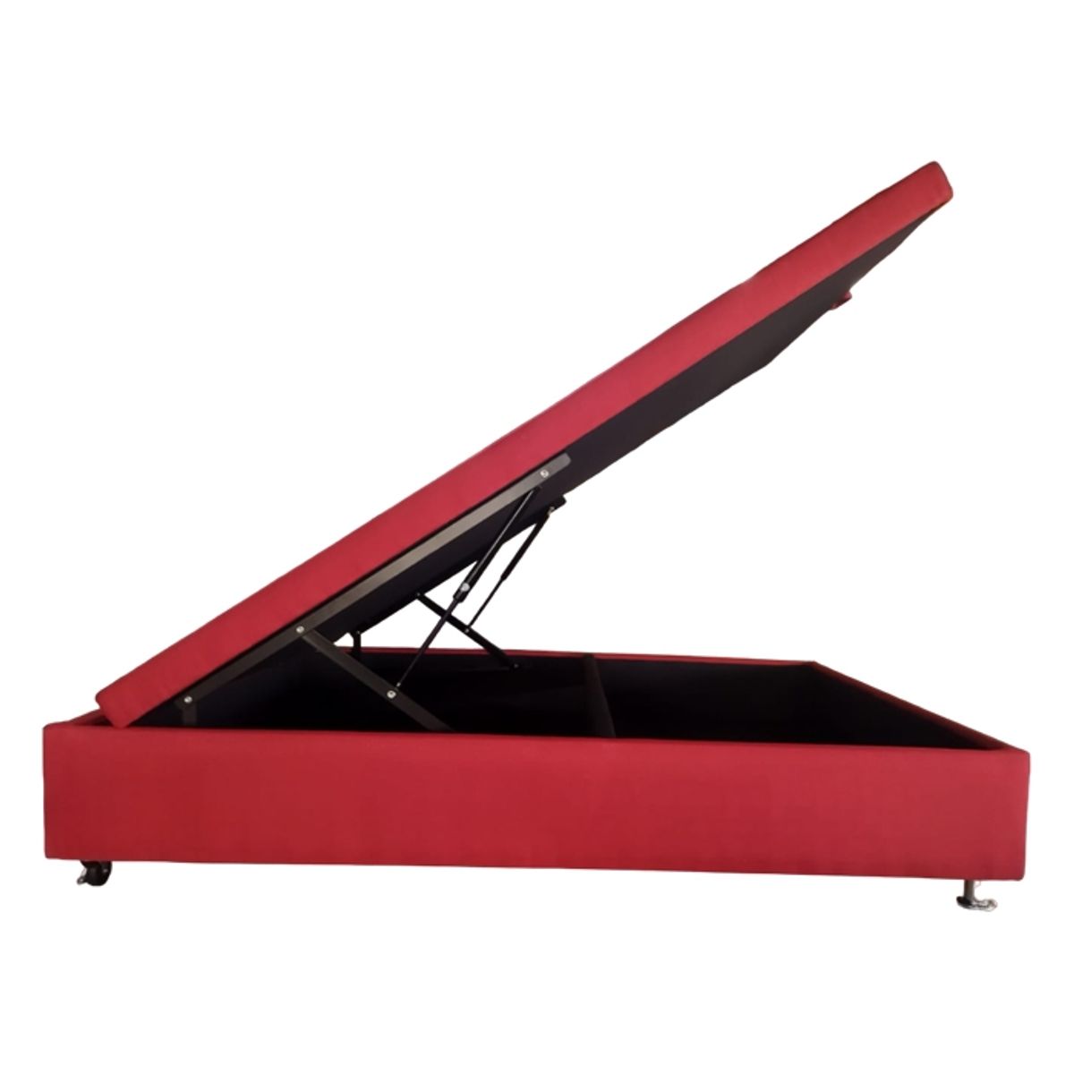 MUEBLERIA LATINA - CAMA 2M BAUL FUNCIONAL LINO BURDEO FULL