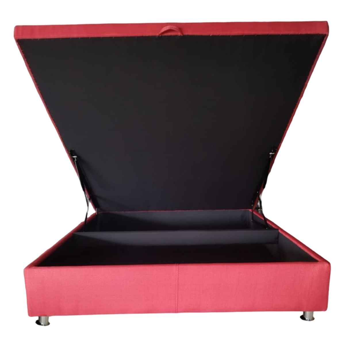 MUEBLERIA LATINA - CAMA 2M BAUL FUNCIONAL LINO BURDEO FULL