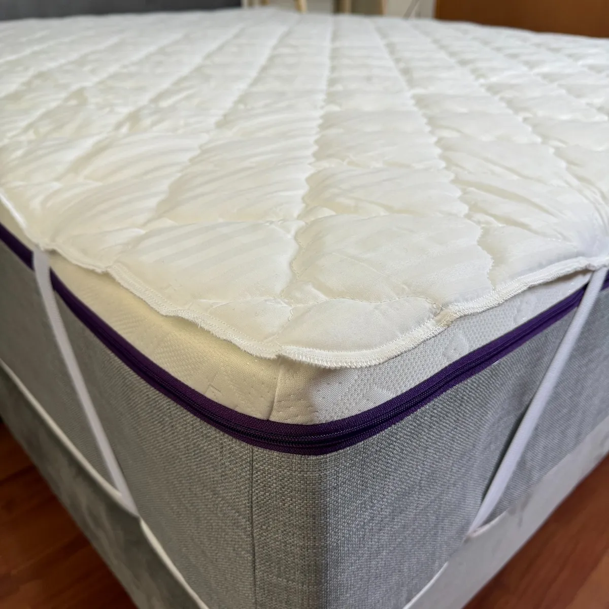 FLOBAL - Cubre Colchon Simple 2 plazas, 150x190 cm