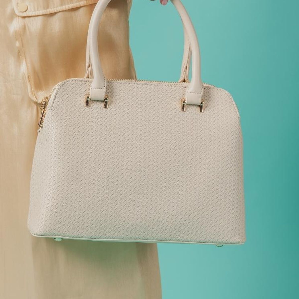 EDA MANZINI - Cartera Silke Beige EDA MANZINI