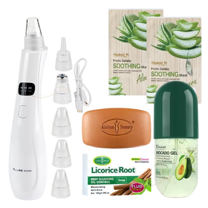 GENERICO - Kit Extractor  Puntos Negros Cuidado Facial.
