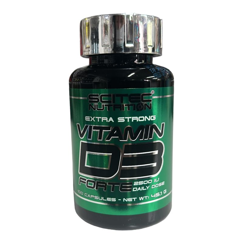 SCITEC NUTRITION - Vitamina D3 FORTE 100 capsulas Scitec Nutrition