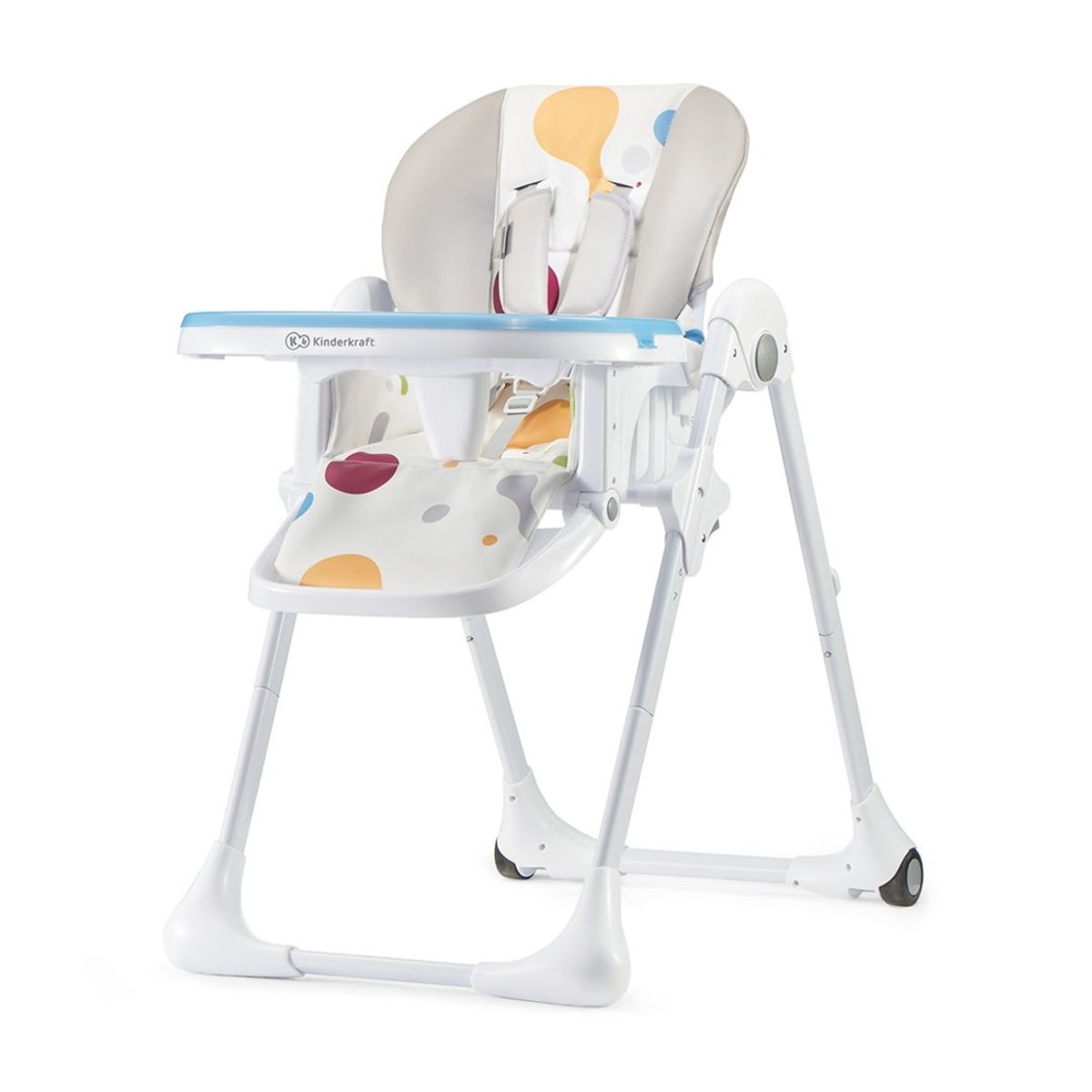 KINDERKRAFT - Silla de comer plegable YUMMY Multicolor KINDERKRAFT