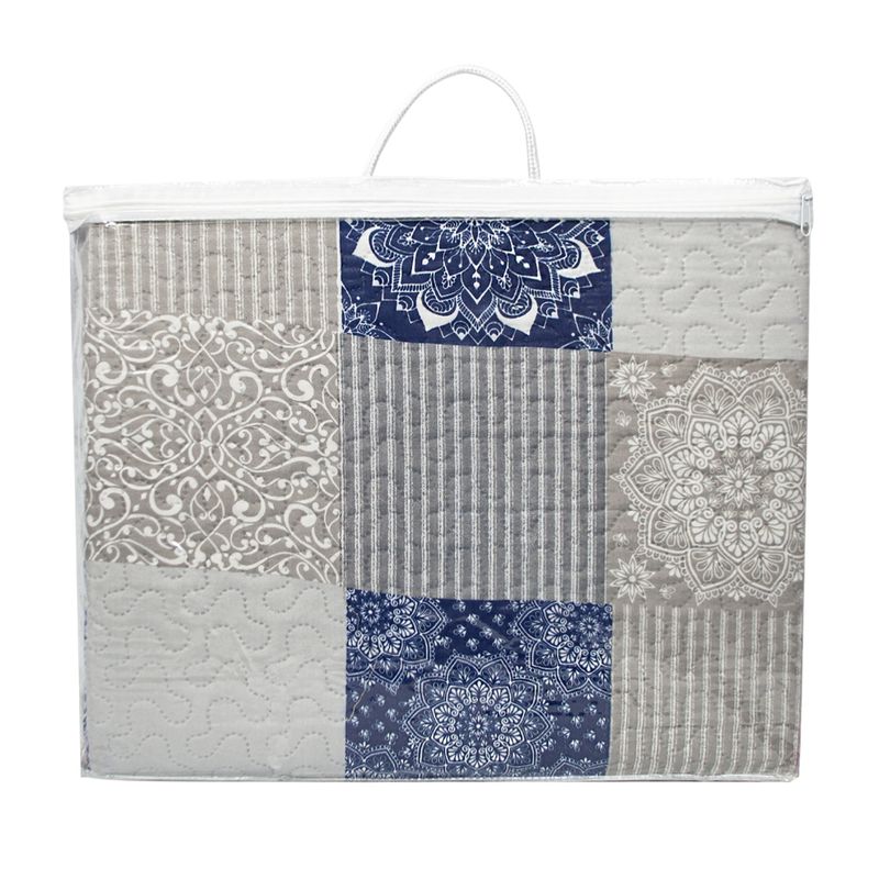 PALERMO - Cobertor sabrina king 260x250 cfunda almohada