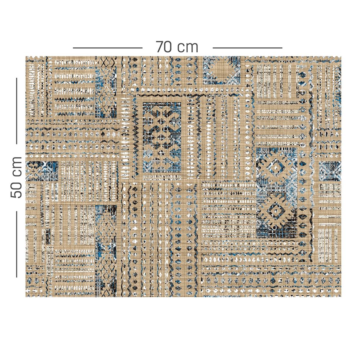 GENERICO - Alfombra Vinilica Zagreb 70x50 Cm