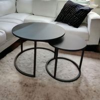 MESAS DE CENTRO REDONDAS METALICAS ESTILO NIDO