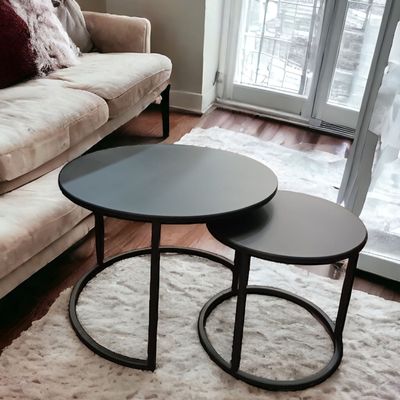 Imagen 2 del producto MESAS DE CENTRO REDONDAS METALICAS ESTILO NIDO