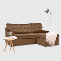 SECCIONAL ITALIA REVERSIBLE FELPA CAFE