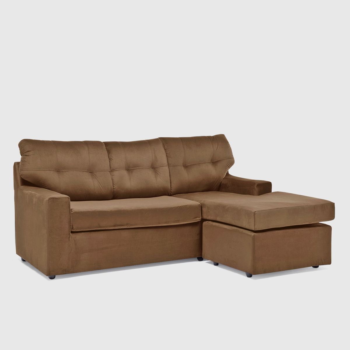 ALMORE - SECCIONAL ITALIA REVERSIBLE FELPA CAFE