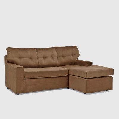 Imagen 2 del producto SECCIONAL ITALIA REVERSIBLE FELPA CAFE