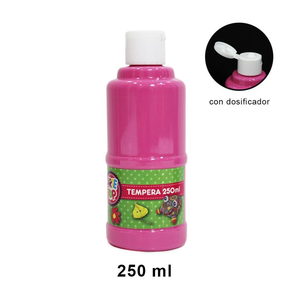 GENERICO - Frasco témpera 250ml Rosada