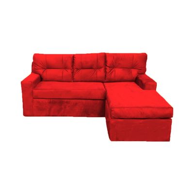 Imagen 2 del producto SECCIONAL ITALIA REVERSIBLE FELPA ROJO