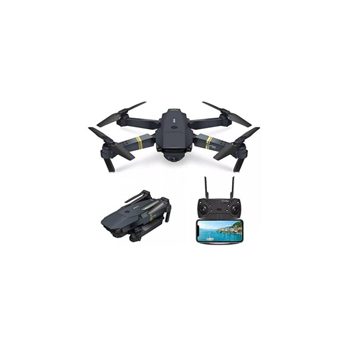 GENERICO - Drone Fpv 998 Pro Cámara Dual 4K Transmisión Wifi