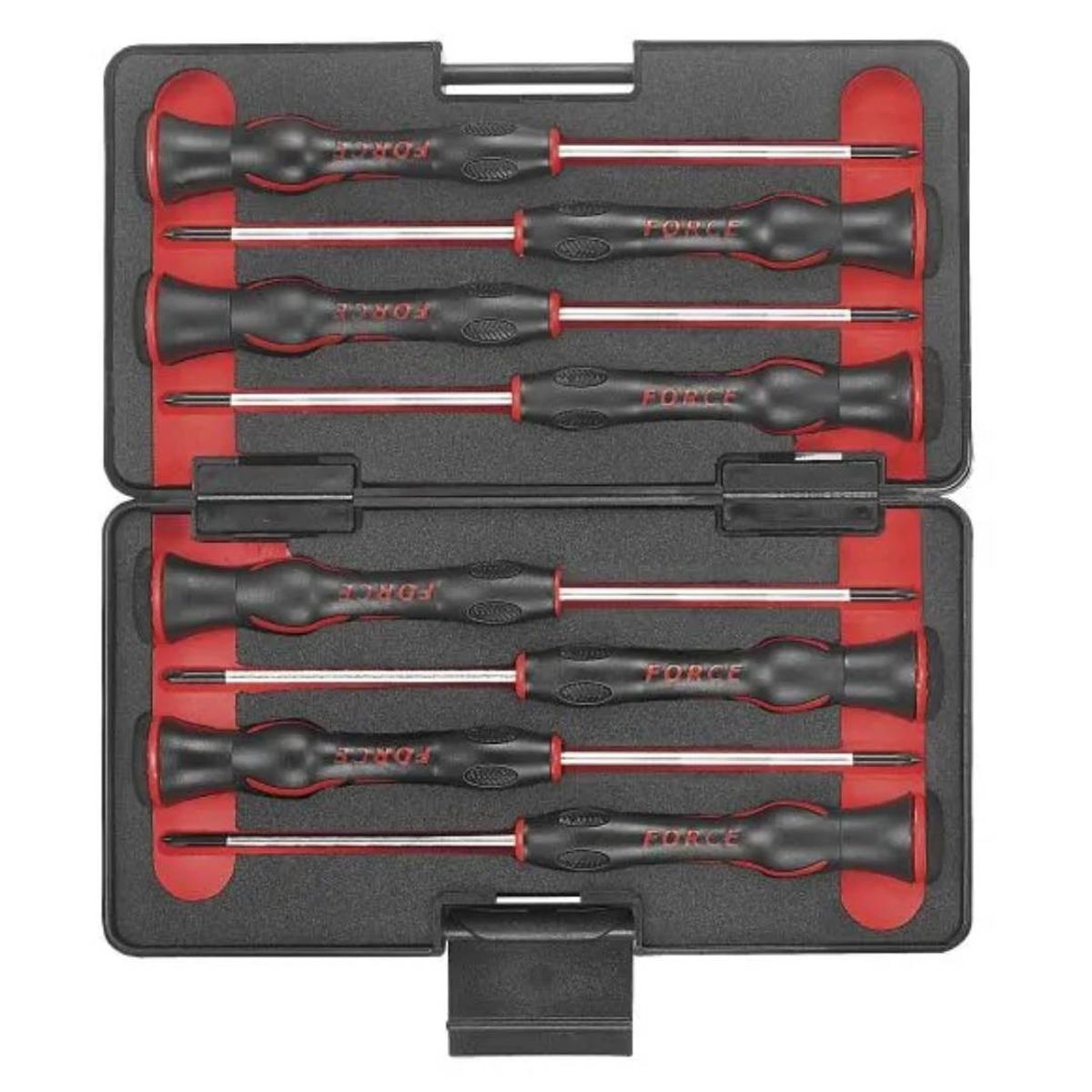 FORCE - Juego Destornilladores Precisión Punta y Paleta 8pz 2087 Force