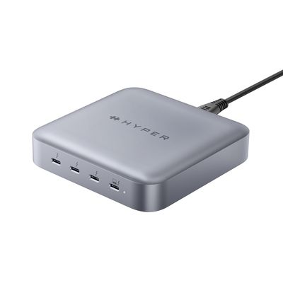 Imagen 2 del producto Hub USB-C de energía HyperDrive Thunderbolt 4 Gris