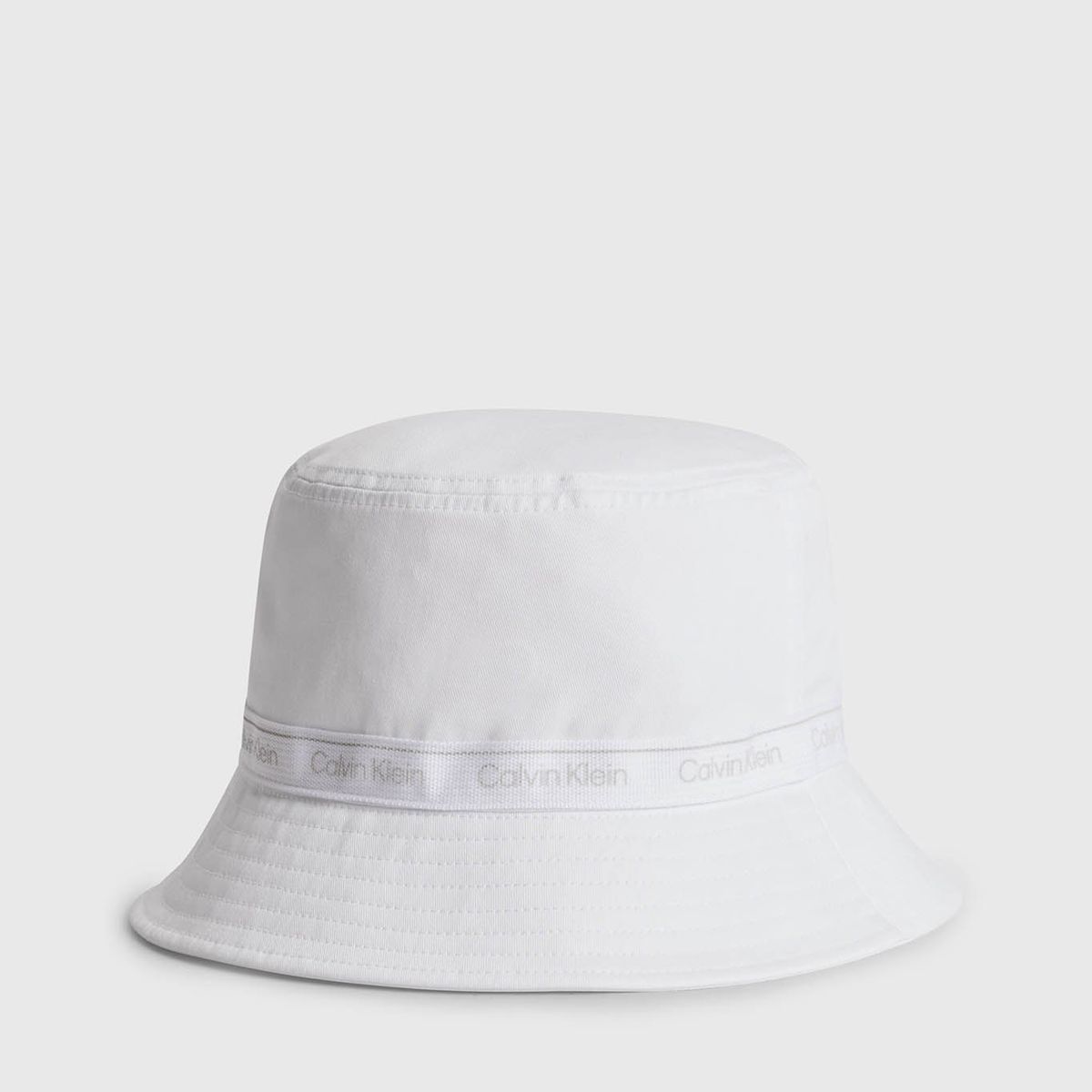 CALVIN KLEIN - Gorro de pescador de algodón orgánico Blanco Calvin Klein