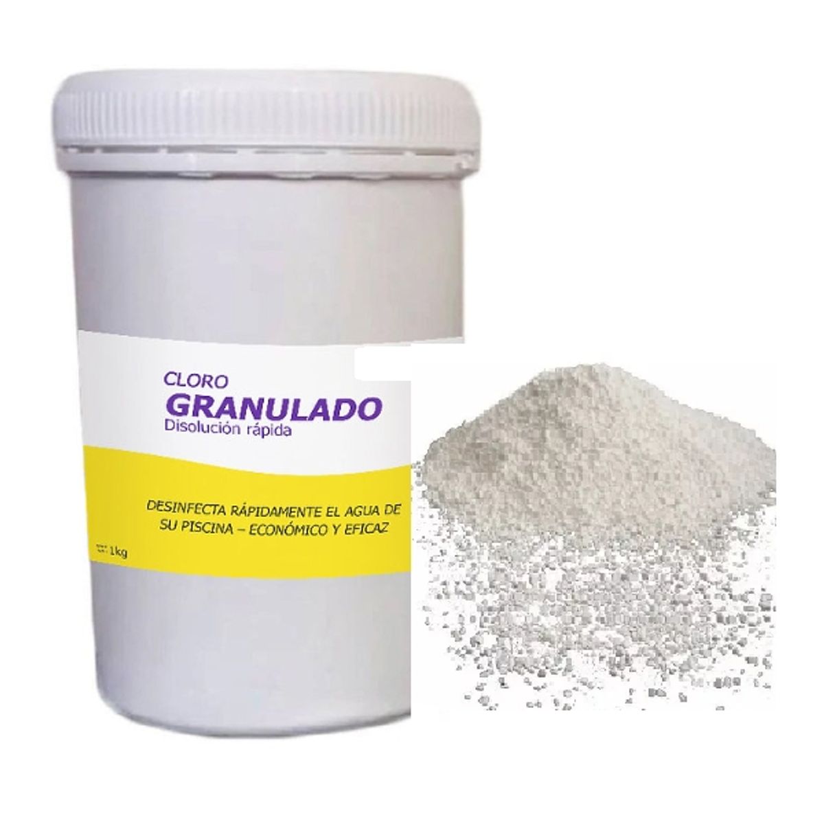 TRIPLE C - Cloro Granulado para piscinas 20kg Disolución Rápida
