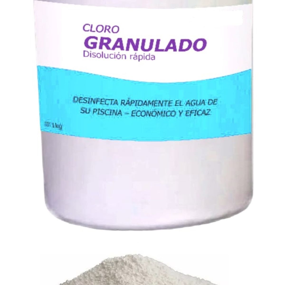 TRIPLE C - Cloro Granulado para piscinas 1kg Disolución Rápida